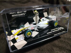 未開封美新品1/43ブラウンGPメルセデスF1　BGP001ジェンソン バトン#22オーストラリアGP2009ミニチャンプスMINICHAMPSJ.バトン　ミニカー