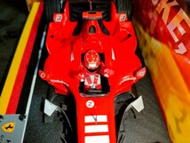 未開封新品ダンケベース1/18フェラーリ248F1ミハエル シューマッハ ストロボデカール＆エッチングベルト仕上ドイツ ホッケンハイム限定品_画像2