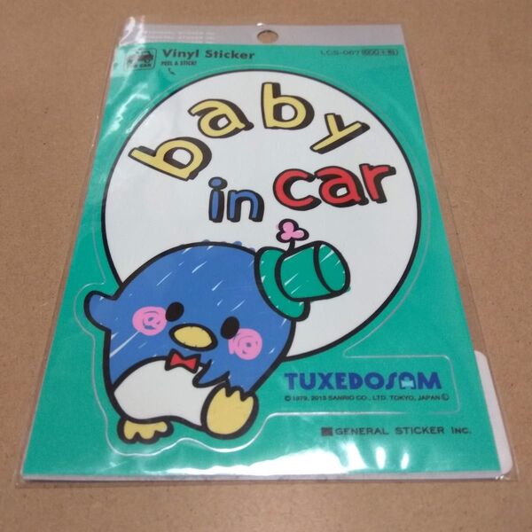 タキシードサム カーステッカー セーフティサイン