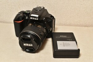 【撮影サンプルあり】シャッター回数約65,000回 D5600 18-55 VRレンズキット NIKON ニコン