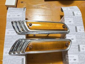 ②* Laurel turn signal all-purpose orange left right set Laurel Ken&Mary Hakosuka Celica etc. 