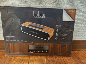 Balolo Bose SoundLink Mini II専用 ウォルナットウッド スピーカー 木製ケースカバー　ボーズ