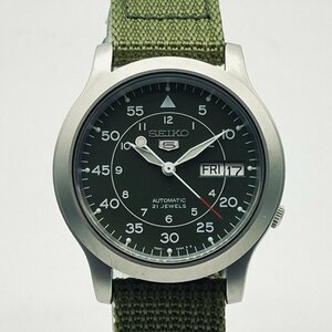 1848♭SEIKO セイコー 腕時計 SEIKO import SNK805K2 海外モデル メッシュベルト 自動巻 メンズ カーキグリーン【0202】