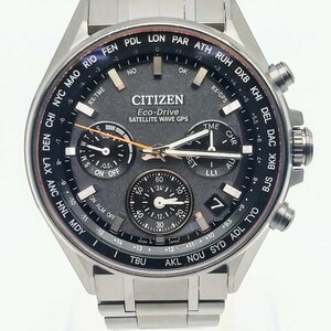 1842♪/ CITIZEN シチズン ATTESA アテッサ CC4004-58E 腕時計 ソーラー式 電波時計 クロノグラフ アナログ メンズ ブラック【0202】