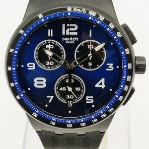 1956♪【電池切れ】SWATCH スウォッチ NEW CHRONO PLASTIC ニュークロノプラスチック SUSB402 腕時計 クオーツ クロノグラフ【1124】