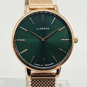 2018♭【電池切れ】LLARSEN エルラーセン 腕時計 LL146RFRM Caroline レディース ローズゴールド【0208】