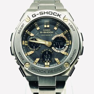 2044♭CASIO カシオ 腕時計 G-SHOCK GST-W110D-1A9JF 20気圧防水 耐衝撃性 電波ソーラー カレンダー ワールドタイム ブラック【0216】