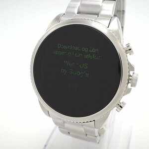 2179〇/FOSSIL スマートウオッチ ジェネレーション６ FTW4060 Wear OS by Google アクティビティモード メンズ シルバー【0208】