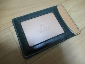 *487 OKACHI TOKYOokachi new goods fine quality leather. pass case card-case 