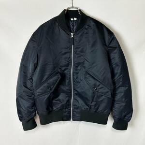 正規品 UNIQLO U 311-186149 MA-1 ユニクロ ユー フライトジャケット 中綿 ルメール ネイビー L