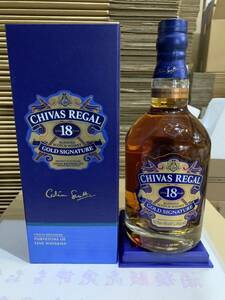 シーバスリーガル18年　ゴールドシグネチャー CHIVAS REGAL 750ml 40% 検（サントリー山崎白州響12年18年25年21年シェリー 