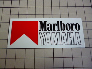 希少 Marlboro YAMAHA ステッカー 当時物 です(84×35mm) マールボロ ヤマハ マルボロ