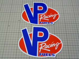 VP Racing FUELS ステッカー 2枚 (178×130mm) VP レーシング フューエル