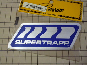 耐熱 SUPERTRAPP ステッカー 当時物 です(約124×47mm) スーパートラップ スパトラ