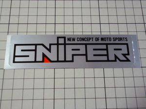 希少正規品 NALSE RACING SNiPER ステッカー 当時物 です(129×34mm/ CB CBR CBX VT RZR RZ 等に如何ですか) スナイパー ナルセ レーシング