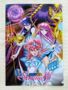 「聖闘士星矢 セインティア翔」 c クリアファイル チャンピオンRED 付録 B5サイズ 両面 未使用