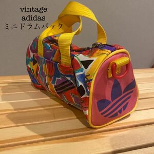 希少　vintage ミニドラムバック　adidas アディダス　ハンドバッグ　