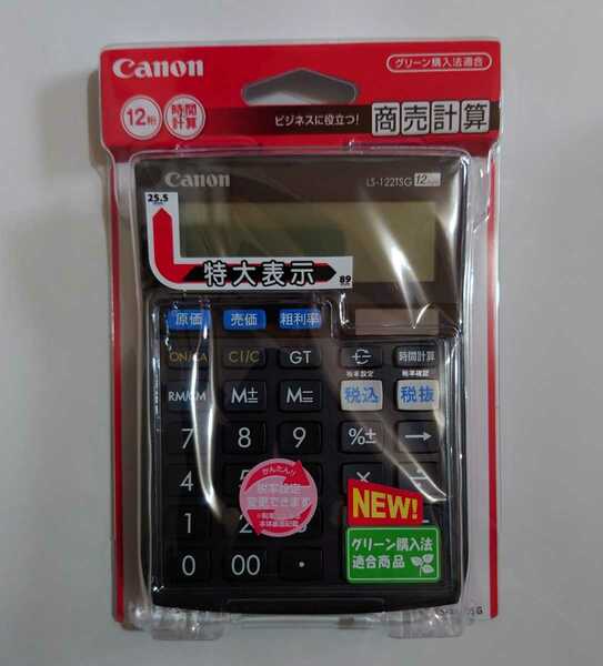Canon キャノン 実務電卓(12桁)―122TSG