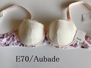 E70☆Aubade オーバドゥ Femme Artiste　フランス高級下着　ブラ　白