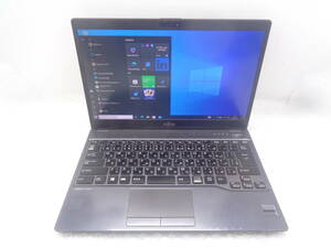 i5第7世代 FUJITSU LIFEBOOK U938/S/i5-7300U 2.6Ghz/4GB/SSD 256GB/カメラ/無線/BLUETOOTH/13.3/1920ｘ1080/Windows10 中古動作品(F596)