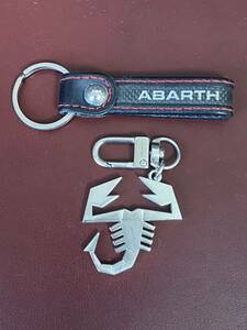 アバルト キーホルダー メタル キーリング 車 雑貨 ABARTH