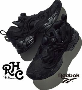 Reebok for RHC Ronherman Instapump Fury 10周年 RHC ロンハーマン別注 コラボ 現行 極美品 ロンハーマン スニーカー オールブラック