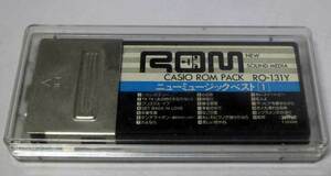 【送料無料】CASIO ROM PAC RO-131Y ニューミュージックベスト「1」(1)いとしのエリー～(20)乾杯