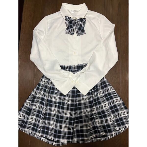 【商品状態◎】チェックブレザー制服 卒業式