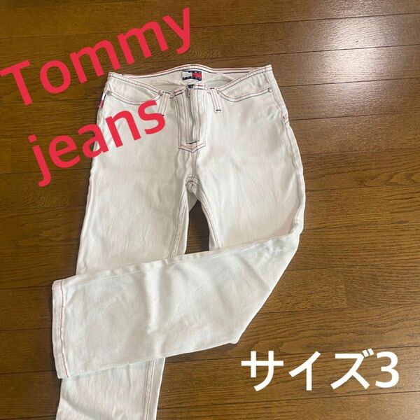 Tommy jeans ホワイトデニム サイズ3