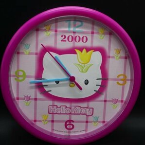 Hello Kitty/ ハローキティー オリジナル掛け時計 壁掛け時計  ステップ式 動作確認済 の画像1