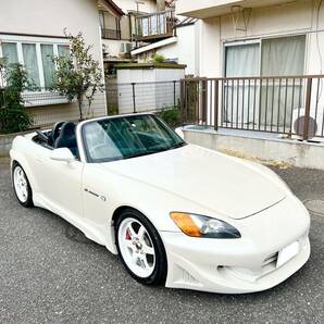 個人出品 S2000 タイプV AP1中期120系 オートローン可 走行3万キロ 検R7.2 純OPカラー VeilSideフルエアロキットワイスピX2装着モデル TE37の画像2