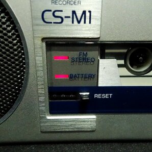 ★美品！AIWA Micro Boy FM/AM マイクロステレオラジオ カセットレコーダー CS-M1（元箱 取説等ありの画像3