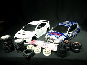 ★美品！1/10 タミヤ フォルクスワーゲン ゴルフ GTI カップカー＋ランサーエボリューション X（TAMIYA