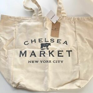 Chelsea market New York City ビック　トート　ショップ　バック