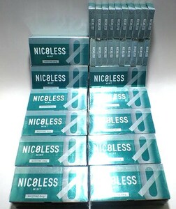 新品 送料無料 NICOLESS ニコレス ミント 130箱 13カートン 分 ニコチンゼロ 電子タバコ 加熱式タバコ 禁煙グッズ アイコス　みんと