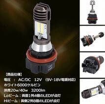 PH11 バイク LED ヘッドライトバルブ Hi/Low切替 ホンダ ライブ スマート リード ディオ Dio ZX AF34 AF35 AF62 AF63 AF68 タクト 爆光_画像6