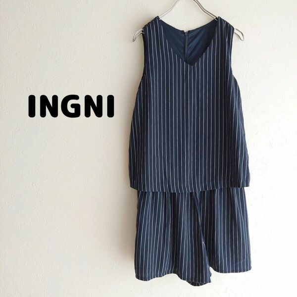 INGNI ノースリーブオールインワン イング 1326