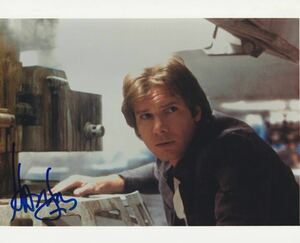 稀少！スターウォーズ Episode IV: A New Hope (1977)　ハリソン・フォード（Harrison Ford) 直筆サイン入りカラー写真⑩