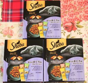 シーバ デュオ 香りのまぐろ味セレクション (20g×10袋) × 3箱セット