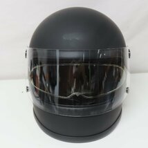 【試着のみ】【未使用】【美品】TNK工業 SPEEDPIT B-60 フルフェイスヘルメット フリーサイズ マッドブラック バイク 二輪 旧車 族ヘル_画像5