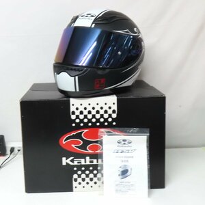 【中古美品】OGK kabuto オージーケーカブト FF-5V WORKS フルフェイスヘルメット XXLサイズ バイク 二輪 オートバイ ツーリング