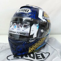 【美品】【限定モデル】SHOEI ショウエイ X-Fourteen MARQUEZ MOTEGI3 フルフェイスヘルメット Mサイズ X-14 マルケス モテギ3 バイク 二輪_画像1