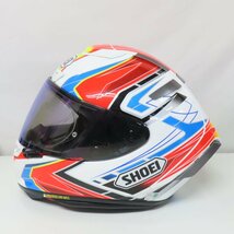 【中古美品】【シールド2枚】SHOEI ショウエイ X-Fourteen ASSAIL フルフェイスヘルメット Mサイズ X-14 アセイル MFJ バイク 二輪 人気_画像4