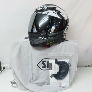 【美品】SHOEI ショウエイ Z-7 VARIABLE フルフェイスヘルメット Mサイズ TC-5 ブラック/シルバー バイク 二輪 オートバイ ツーリング 人気