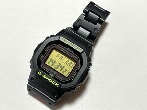 ☆中古品☆ G-SHOCKカスタム GW-5600SL-5 コンポジットバンド ベゼル交換 箱付 Gショック　ジーショック CASIO 電波ソーラー 