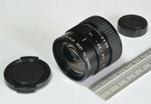 ★ キャノン/Canon　Cマウントレンズ　VF12.5 1.4　12.5mm F1.4　1”　TV LENS　動作確認