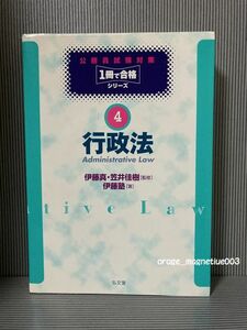 古本 行政法 公務員試験対策 1冊で合格シリーズ4 伊藤塾 伊藤真☆弘文堂 最新のものではありません 平成15年 法律 2003年 天にシミあり