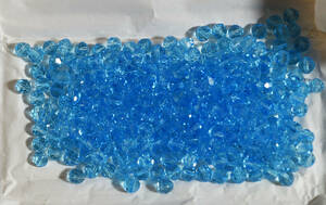 743 AQUAMARINE BEADS B-2 2gross 6mm