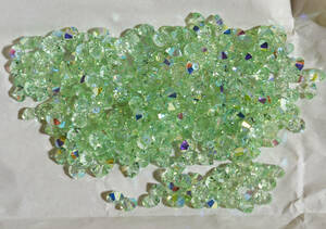 748 PERIDOT BEADS AURORE BOREACE A-1 2gross 6mm