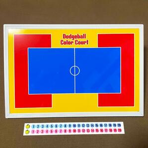 ドッジボール シミュレーションボード A4サイズの画像2